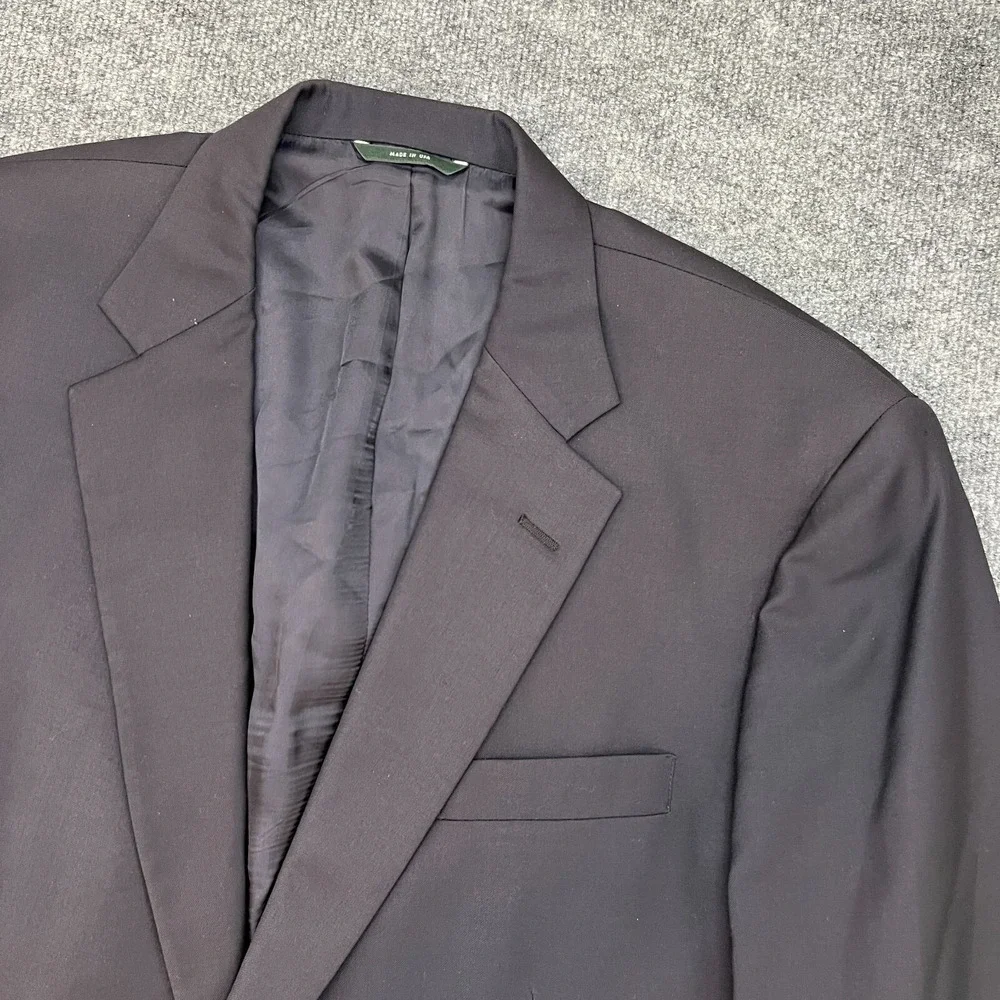 Brooks Brothers Country Club Loro Piana super 120s Black blazer jacket 48L
